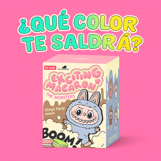 🧁 Labubu Exciting Macaron - Edición Sorpresa | Colgante de Peluche (POP MART)
