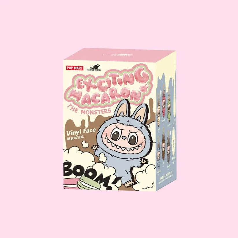 🧁 Labubu Exciting Macaron - Edición Sorpresa | Colgante de Peluche (POP MART)